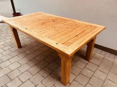 Southwestern Wooden Dining/Kitchen Table and Chair Set, View more