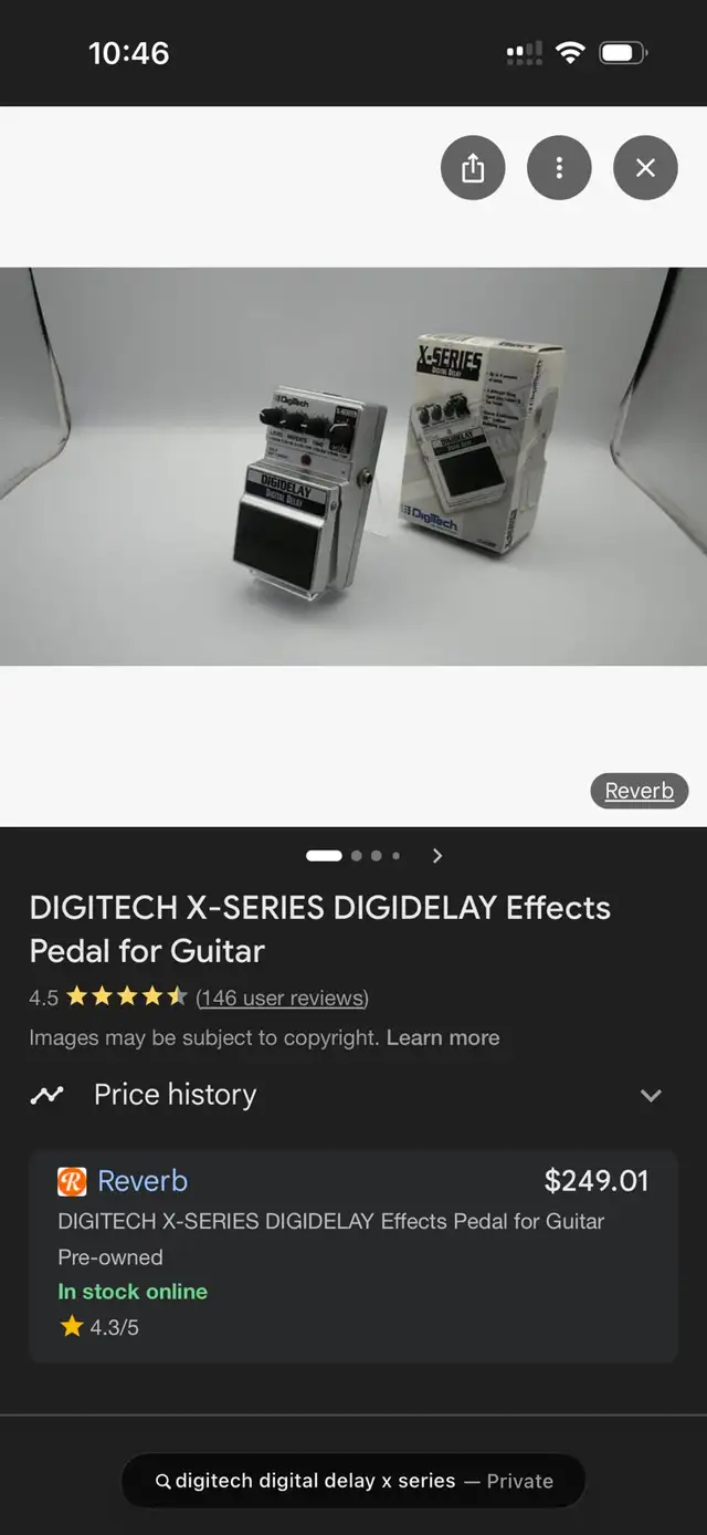 GUITAR PEDAL (DIGITECH DIGIDELAY SERIES X) in Amps & Pedals in Oshawa / Durham Region - Image 3