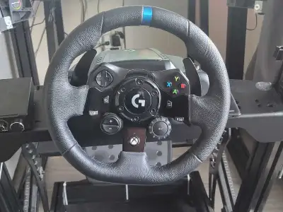 Logitech G923 TrueForce Racing Wheel and pedals for Xbox/PC, View more