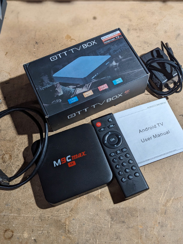 OTT TV Box M9Cmax 4K in Video & TV Accessories in Sault Ste. Marie