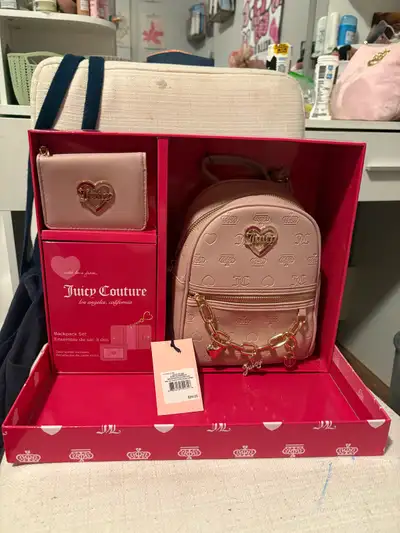 Juicy couture backpack and wallet, View more