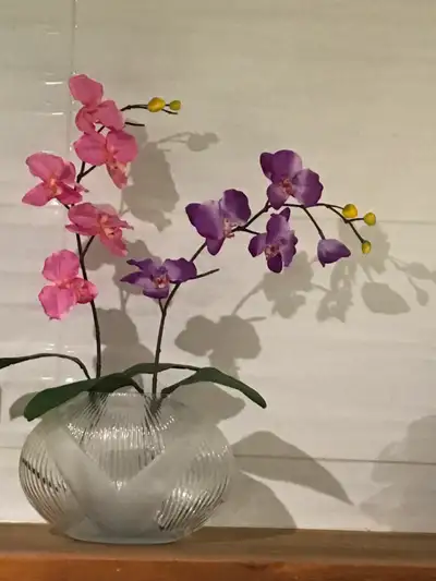 Orchid and vase, View more