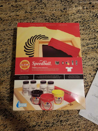 Speedball Screen printing Kit (comes with everything in photos)