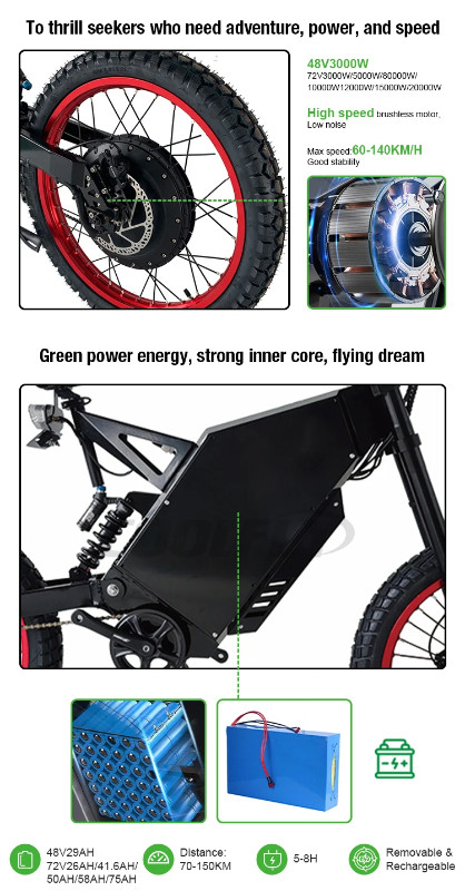 Enduro CS20 CHEETAH-PRO Electric Bike QS motor in eBike in City of Toronto - Image 3