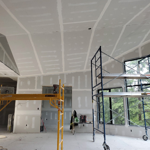 Drywall steel stud framing and drywall taping  in Drywall & Stucco Removal in Muskoka