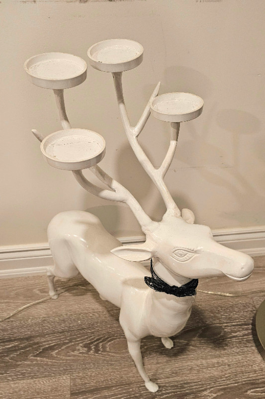 Decorative Floor Reindeer Candle Holder in Home Décor & Accents in Markham / York Region