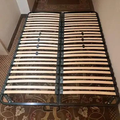 Queen Size Foldable Slat Platform Bed Frame, View more