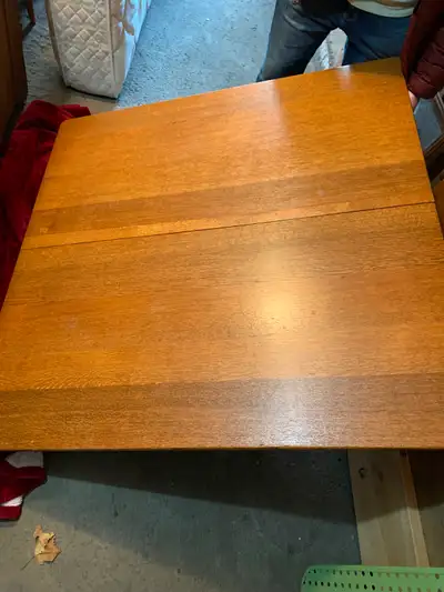 Dining table, hutch and chairs - antique set!, View more