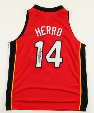 Tyler Herro Signed Autographed Custom Miami Heat Jersey JSA Cash or E-transfer Meet in person, Shipp...
