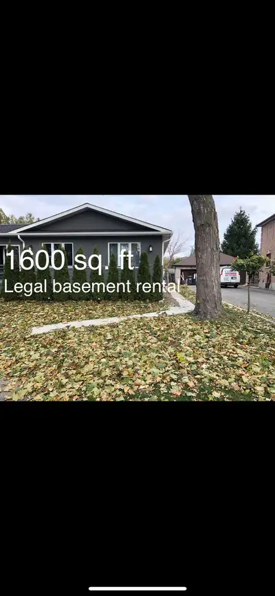 Basement apartment for rent. 1600 sq. ft. Fully renovated. One master bedroom and one office/den. On...