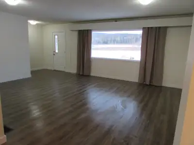 Large 2 bedroom apartment in a side-by-side duplex for rent in Fort St. James on a 10 acre property....