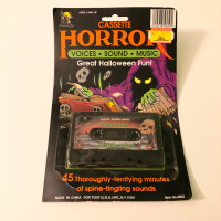 Vintage Halloween Chamber of Horrors Horror Cassette Tape