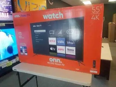 Onn 55" 4K UHD Roku Smart TV, View more