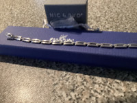 Swarovski Nyc  and Syd bracelet in white gold