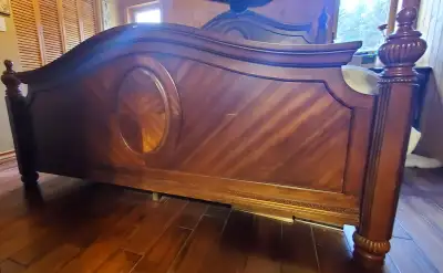 King Size Bed, 2 Night Stands, Mattress and split box spring, View more