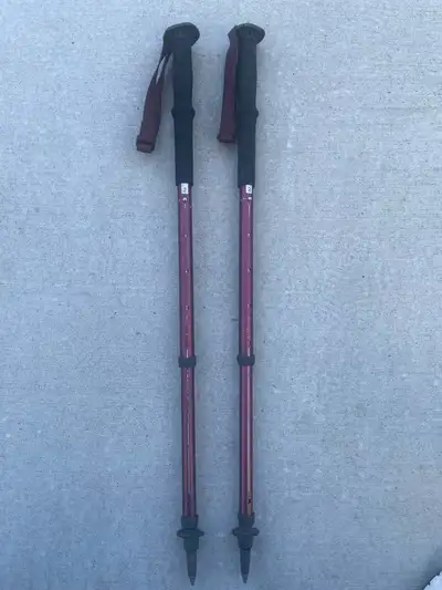 Hiking Poles Sticks Pair Adjustable Height , View more