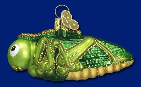Old World Christmas Grasshopper Glass Ornament, New In Box in Arts & Collectibles in Guelph