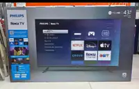 BRAND NEW SEALED BOX PHILIPS 43” SMART ROKU FULL HD TV 