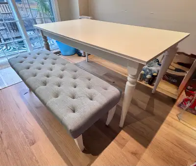 Kitchen Table and Bench Set, View more