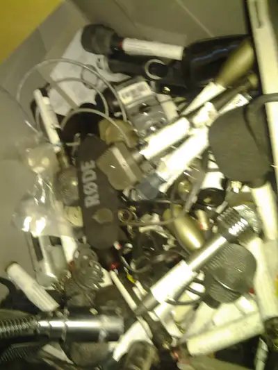 VINTAGE JAPANESE MICROPHONES MIXERS STUDIO EQUIPMENT 900+pcMAC C, View more