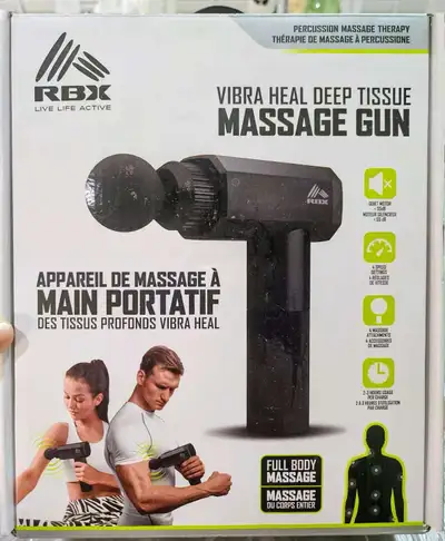 RBX Vibra Heal Deep Tissue Massage Gun - NEED TO SELL EVERYTHING, View more