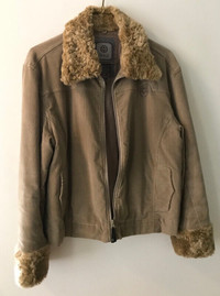 Big Chill Vintage Faux Leather & MOLE Corduroy Jacket