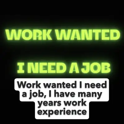 If you need a strong and dependable worker send me a message, I can work for $20 per hour cash or et...