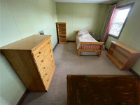  Five piece solid pine bedroom set