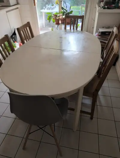 White Oval Dining Table, View more
