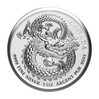 Silver Maple leaf Dragon 1 oz 2020 feuille d'érable argent