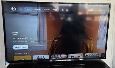 46" Sony TV with smart Google Chromecast, View more