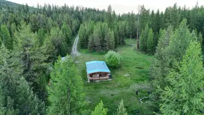 20 acres with off-grid cabin/home in Lost Dog Valley near Kimberley, BC - for sale by owner. I am se...