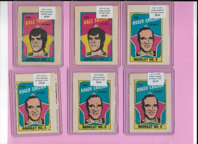 Vintage Hockey: 1971-72 OPC Player Booklets (H. Richard  etc), View more