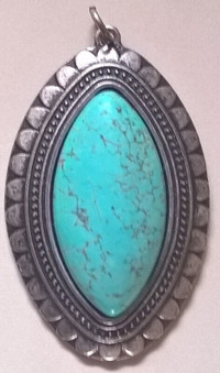 Oval Turquoise Pendant