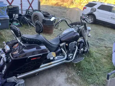 YAMAHA ROADSTAR 2005. New this season push pull throttle cables. Tires are decent 1700 cc. Bike is i...