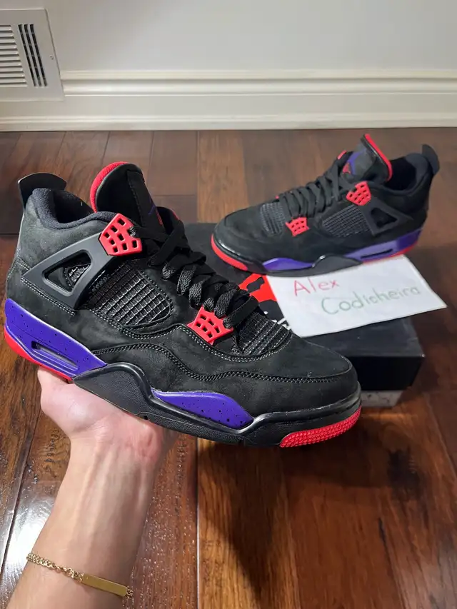 Size 11 - Air Jordan 4 Raptor Drake Signature628637309096981223