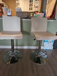 Bar Stools Set of 2 Adjustable Counter Height.