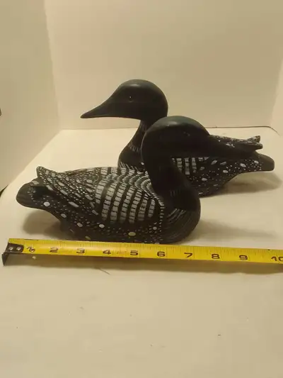 Vintage wooden decoys $35, View more