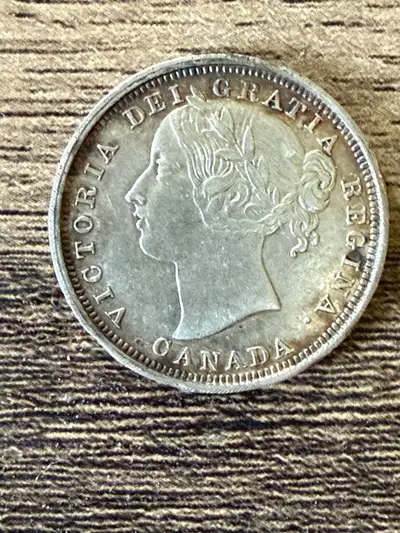 RARE RARE 167 YEAR SURVIVOR. THIS COIN WAS MINTED IN GREAT BRITON AND CROSSED THE ATLANTIC OCEAN TO...