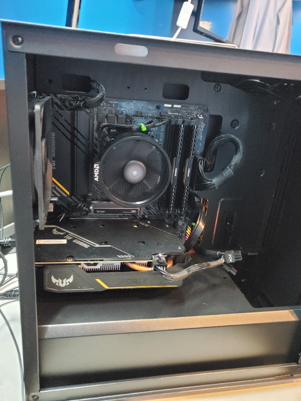 CUSTOM BUILD RYZEN 5 5600X 32G RAM 1TB M.2 1660 SUPER WIN 11 in Desktop Computers in Sudbury - Image 2