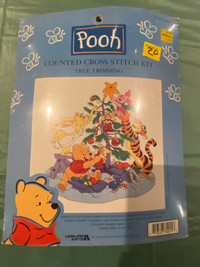 Christmas Winnie the Pooh cross stitch