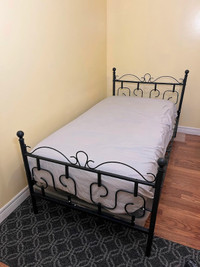 Twin Bed Frame and Mattress