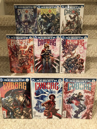 Cyborg #1-9 Variant Covers (First story arc)