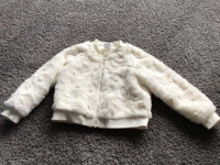 Toddler girl zip up sweater, size 4