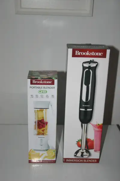 New Brookstone Portable Blender and Immersion Blender, View more
