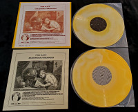 PINK FLOYD LIVE AT SWEDEN 1970 DOUBLE LP YELLOW MARBLE VINYL