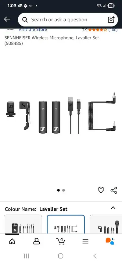 SENNHEISER XS Wireless Digital Lavalier Set, View more