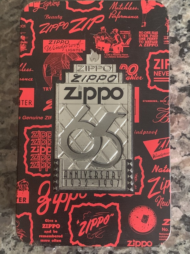 1997 65th Anniversary Zippo Collectible of the Year Lighter Arts