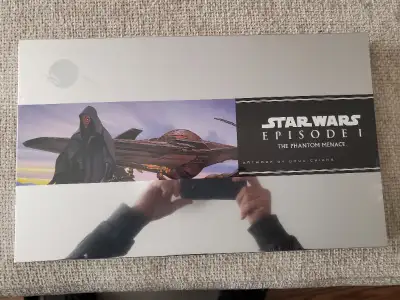 Make the Star Wars fan on your list very happy this year, brand new and sealed, the Chrome Metal box...