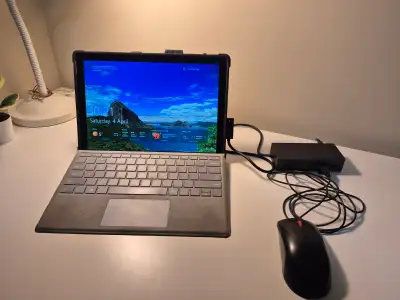 Microsoft Surface Pro bundle for sale (AS-IS). Includes: • Surface Pro (Intel i5, 8GB RAM, 256GB SSD...